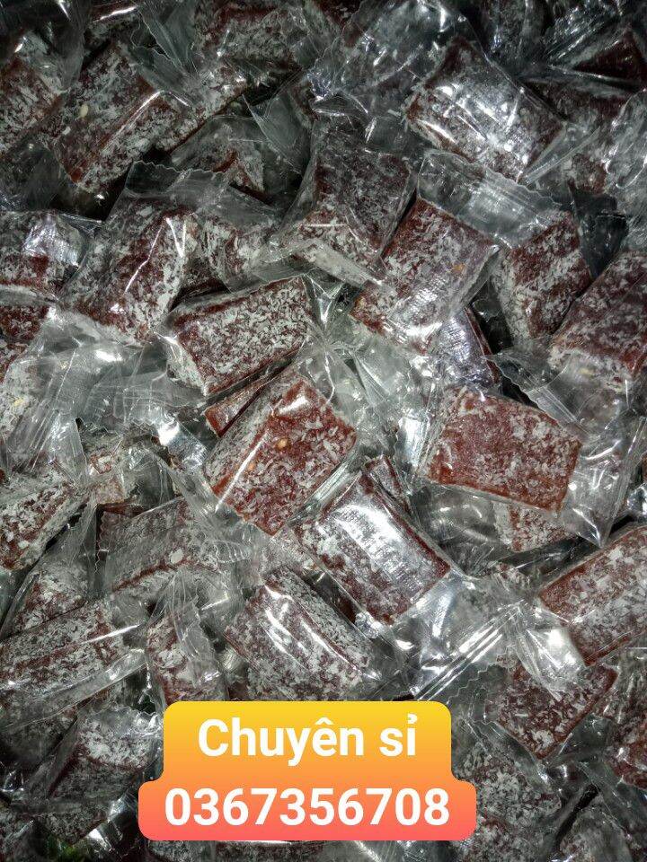 500g kẹo chuối phủ cơm dừa sáp