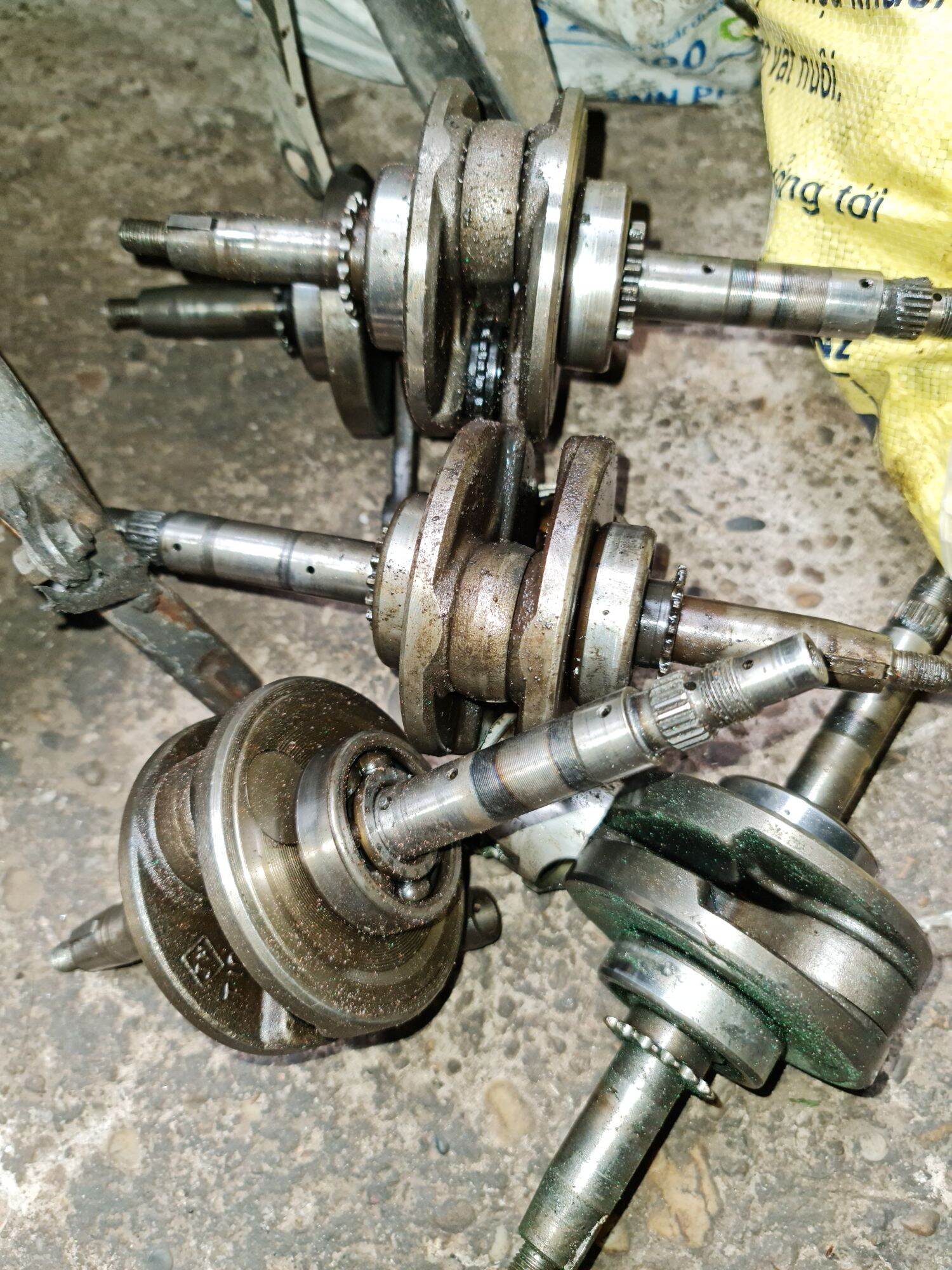 dên 110  bơm nhớt rời