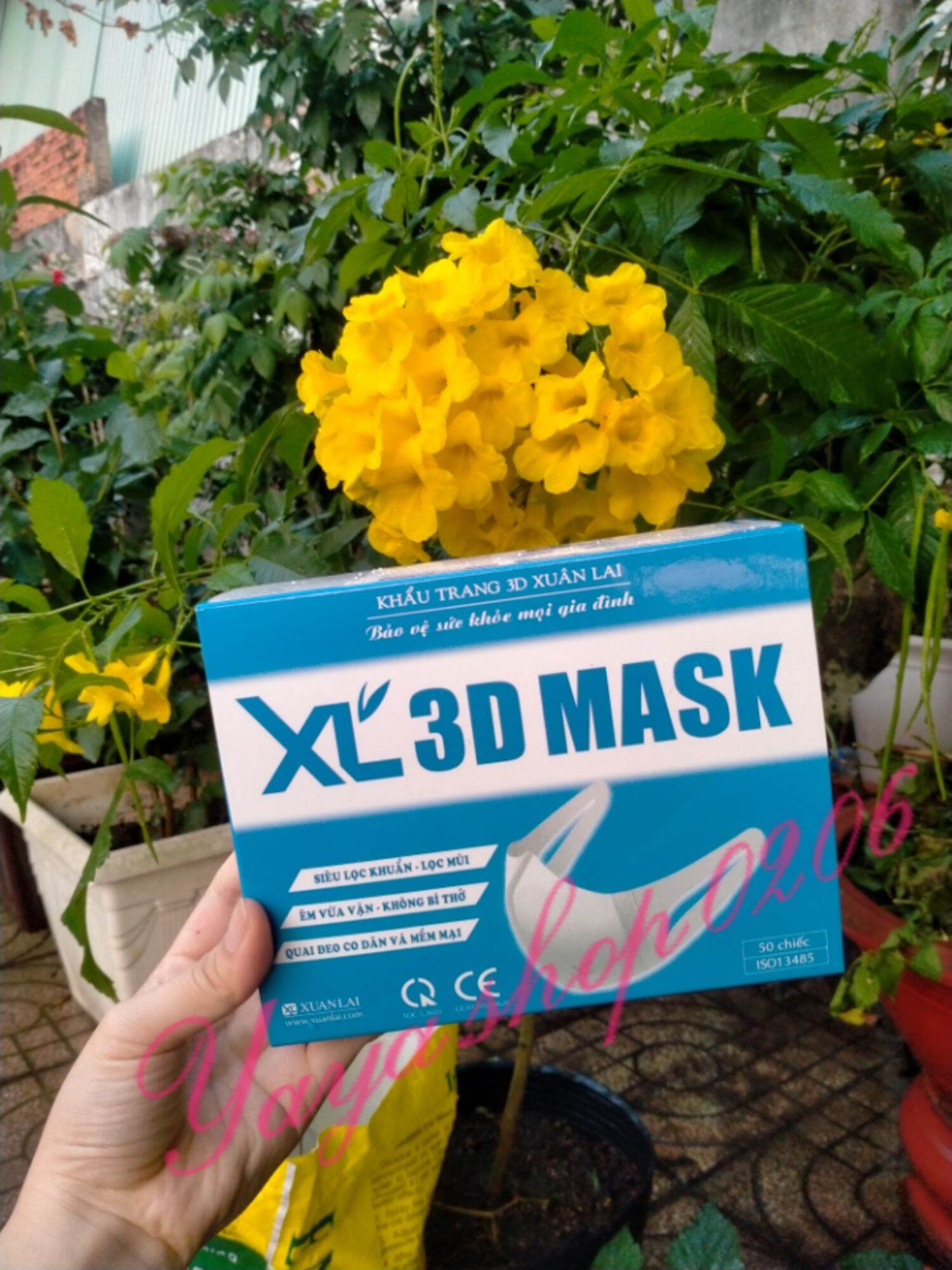 Hộp 50 cái Khẩu trang 3D Xuân Lai XL 3D Mask
