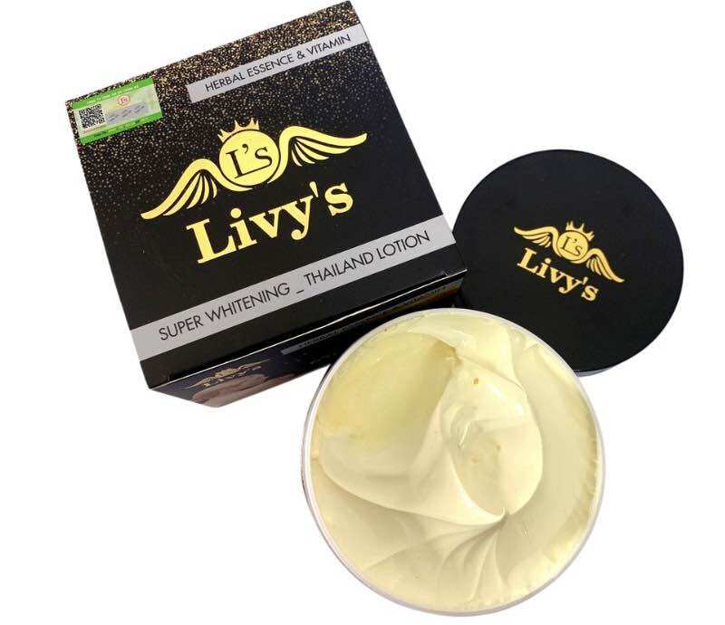 Kem body Livy's đen mẫu mới Thái lan