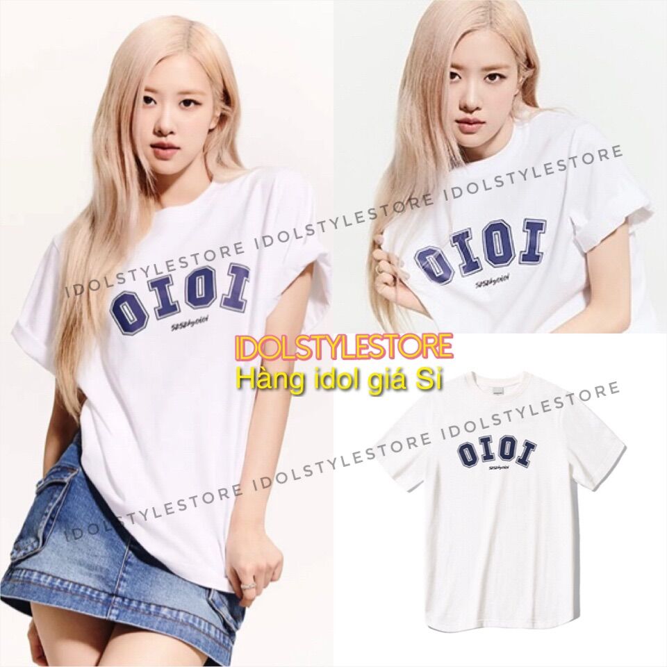 Áo thun Oi như Rosie Rose Blackpink
