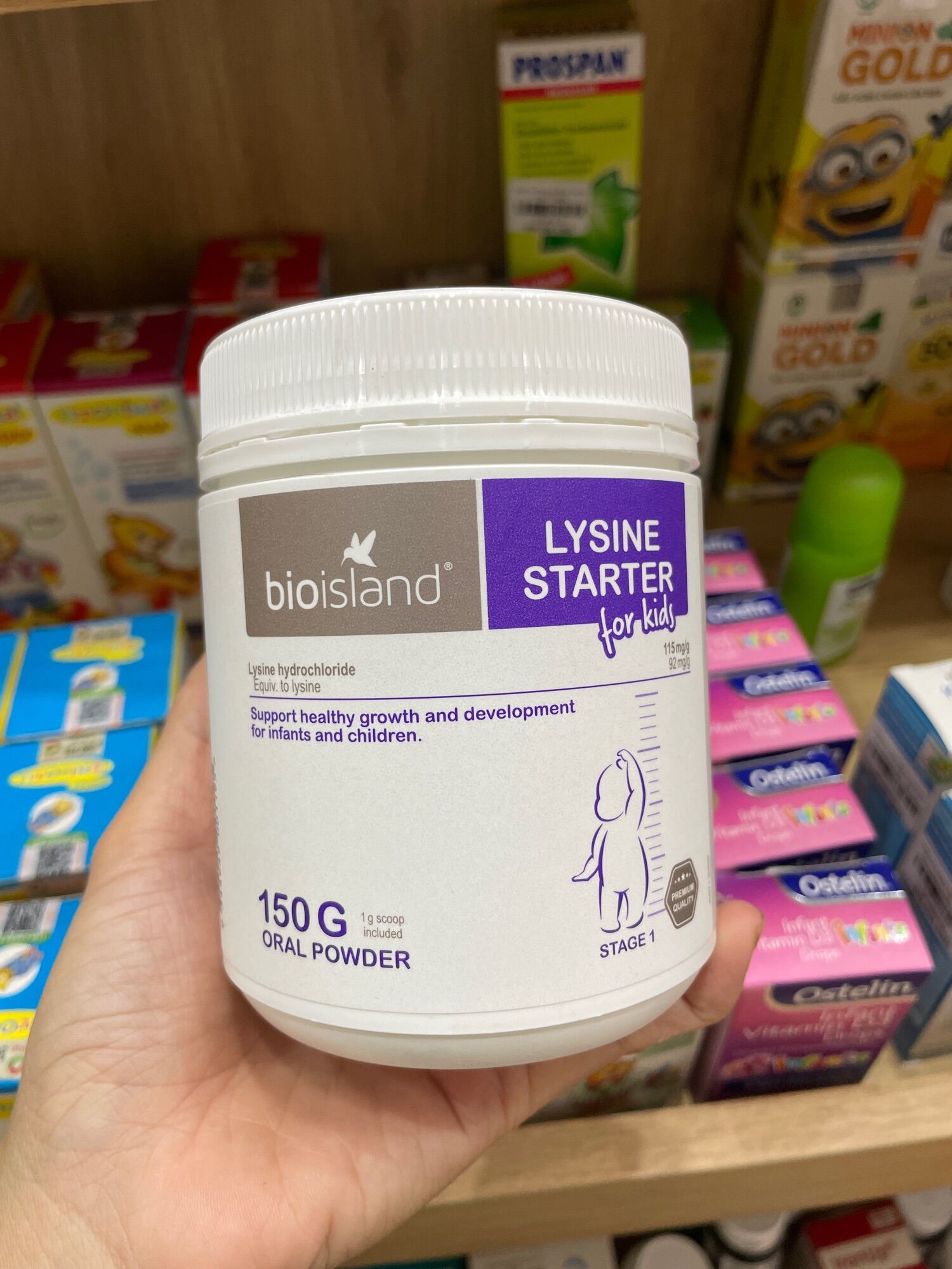 Bột tăng chiều cao Lysine Starter Bioisland