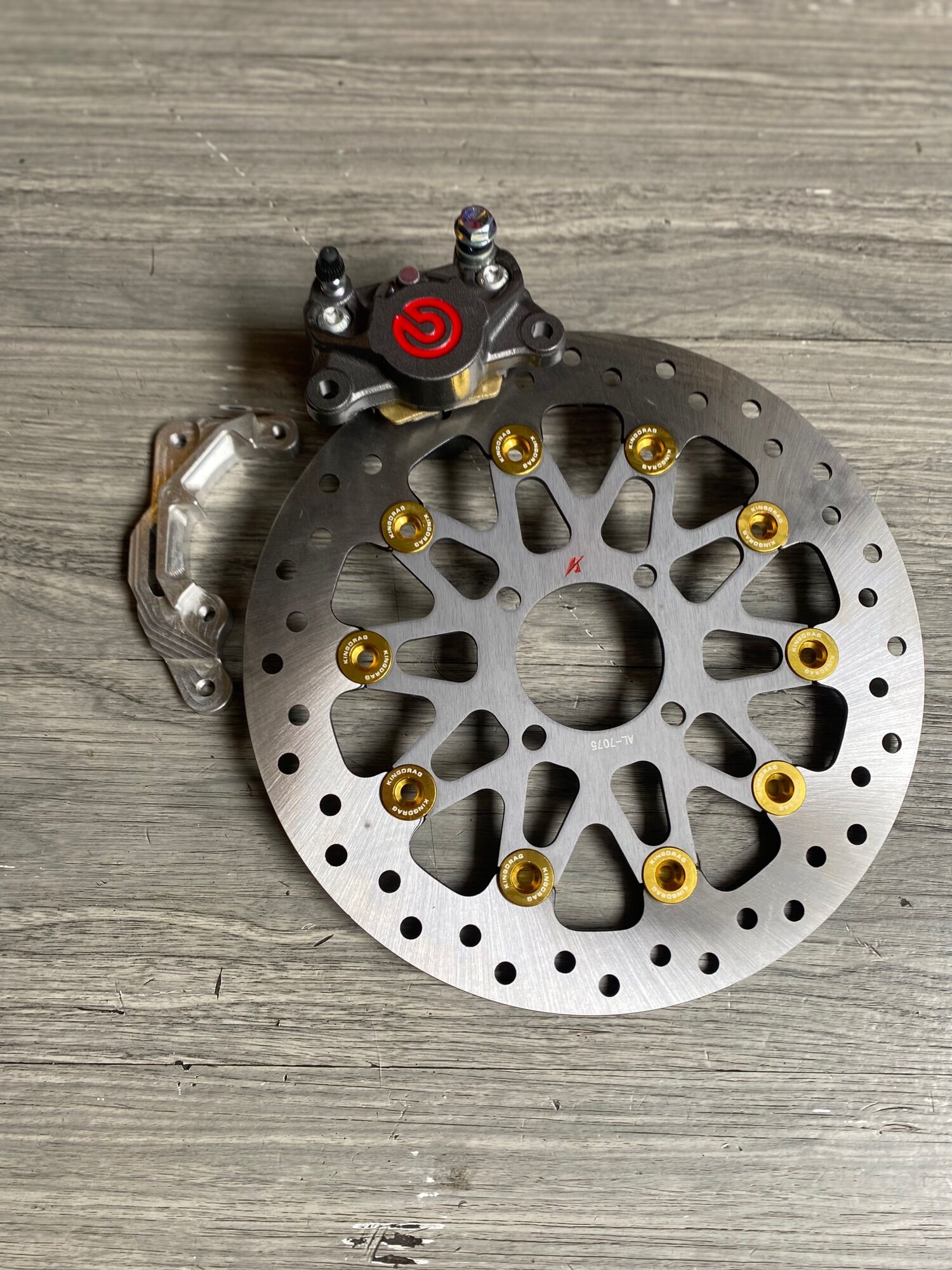 Combo dĩa kingdrag heo brembo pass nhôm cho vario click