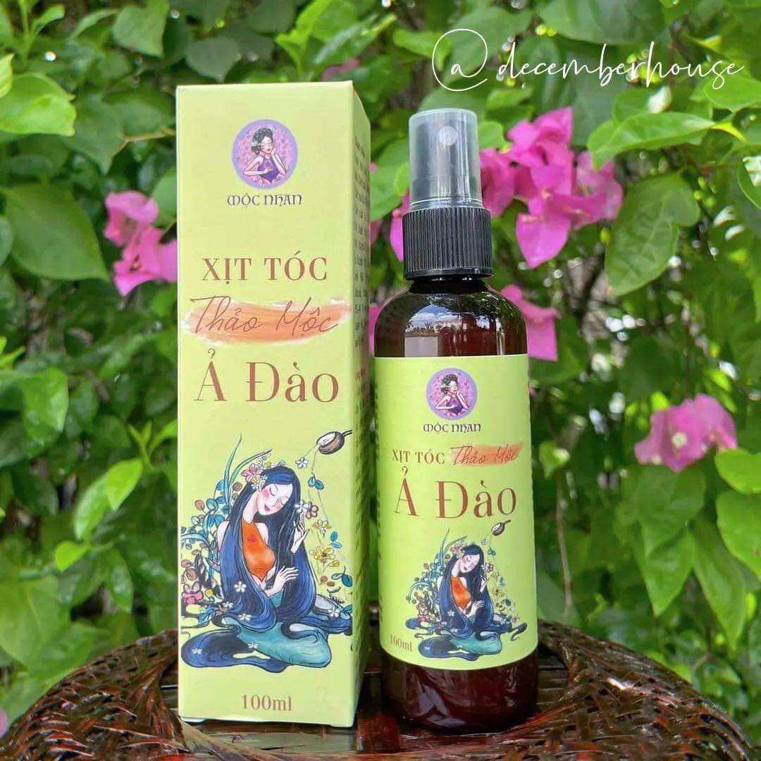 Xịt Bưởi Kích Mọc Tóc Ả Đào Mộc Nhan Natural 100ml