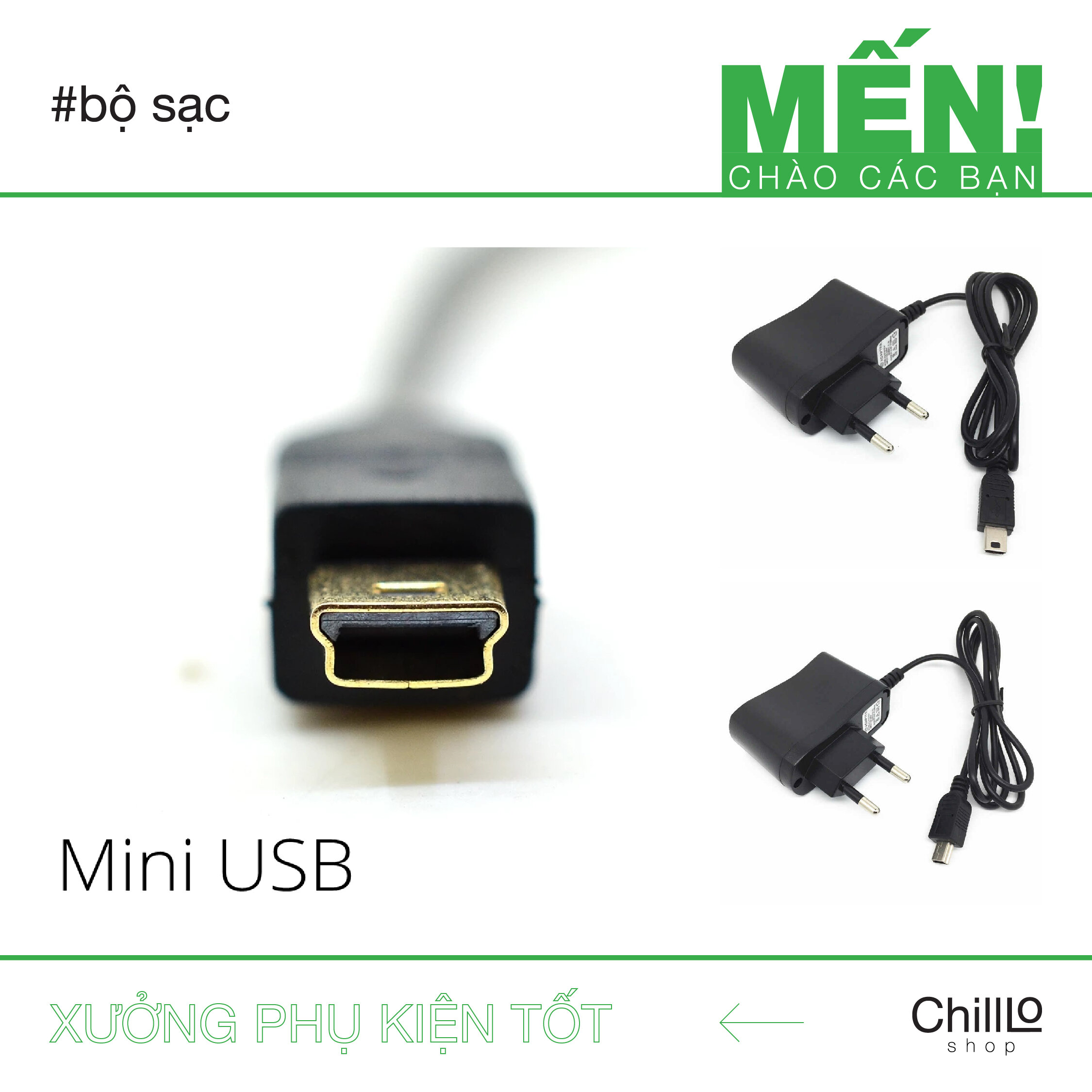 Bộ sạc mini-usb cổng v3, v3i, v3xx, l6, l7 cáp sạc chân mini usb cho điện thoại, máy ảnh, loa, đài & thiết bị sạc đầu v3