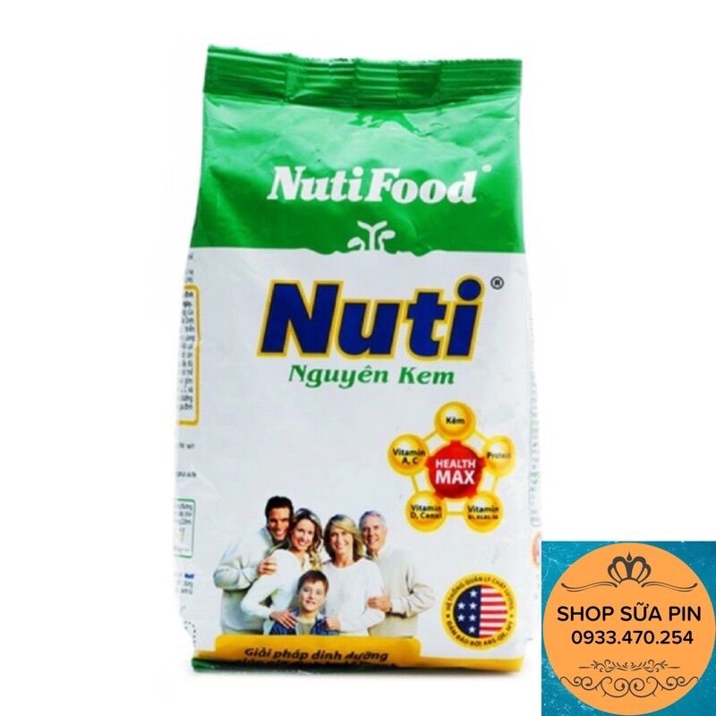 [HCM]Sữa bột nuti nguyên kem bịch 400g