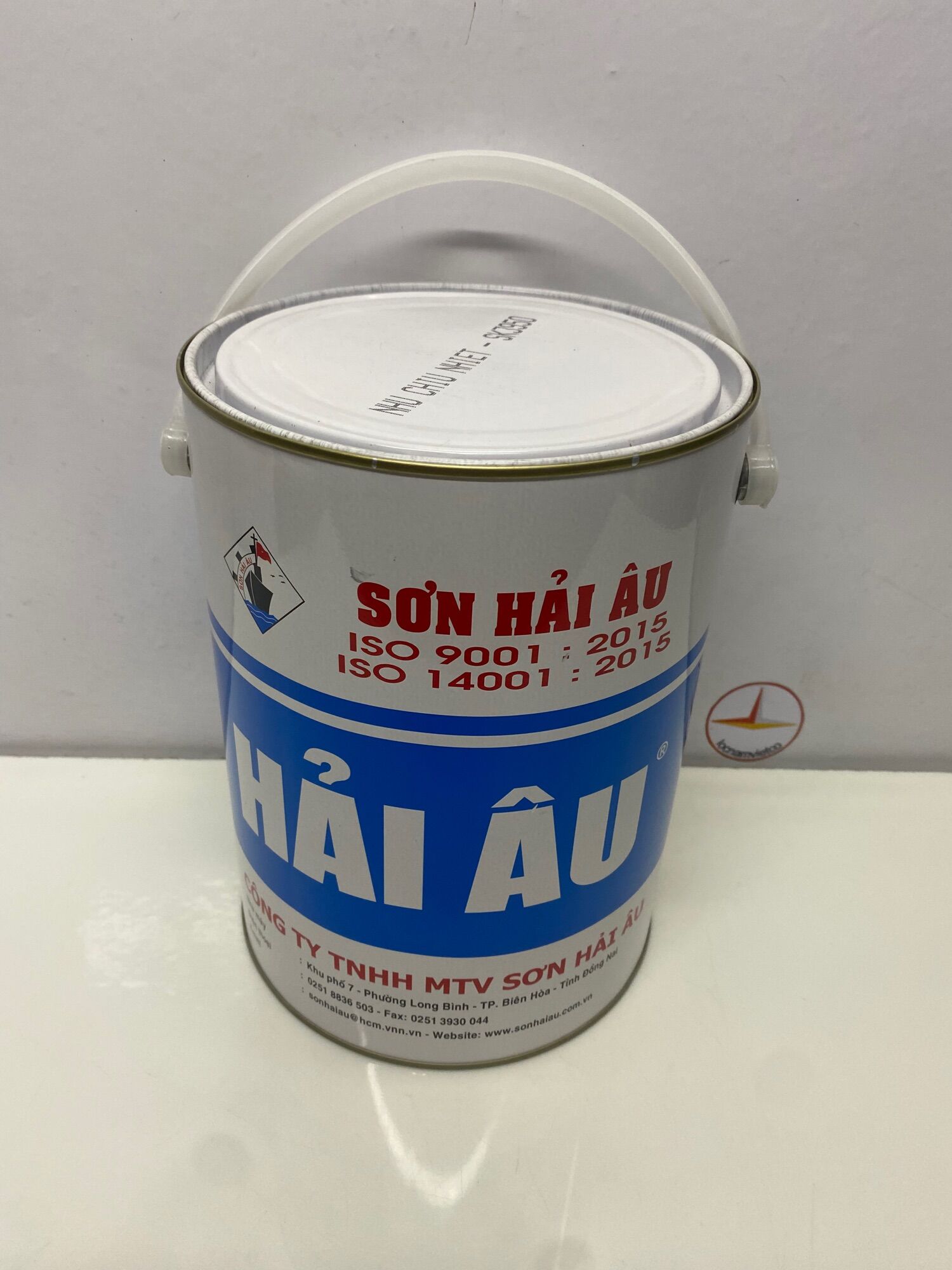 Sơn chịu nhiệt 600 độ màu bạc sk6 950 hải âu 5l