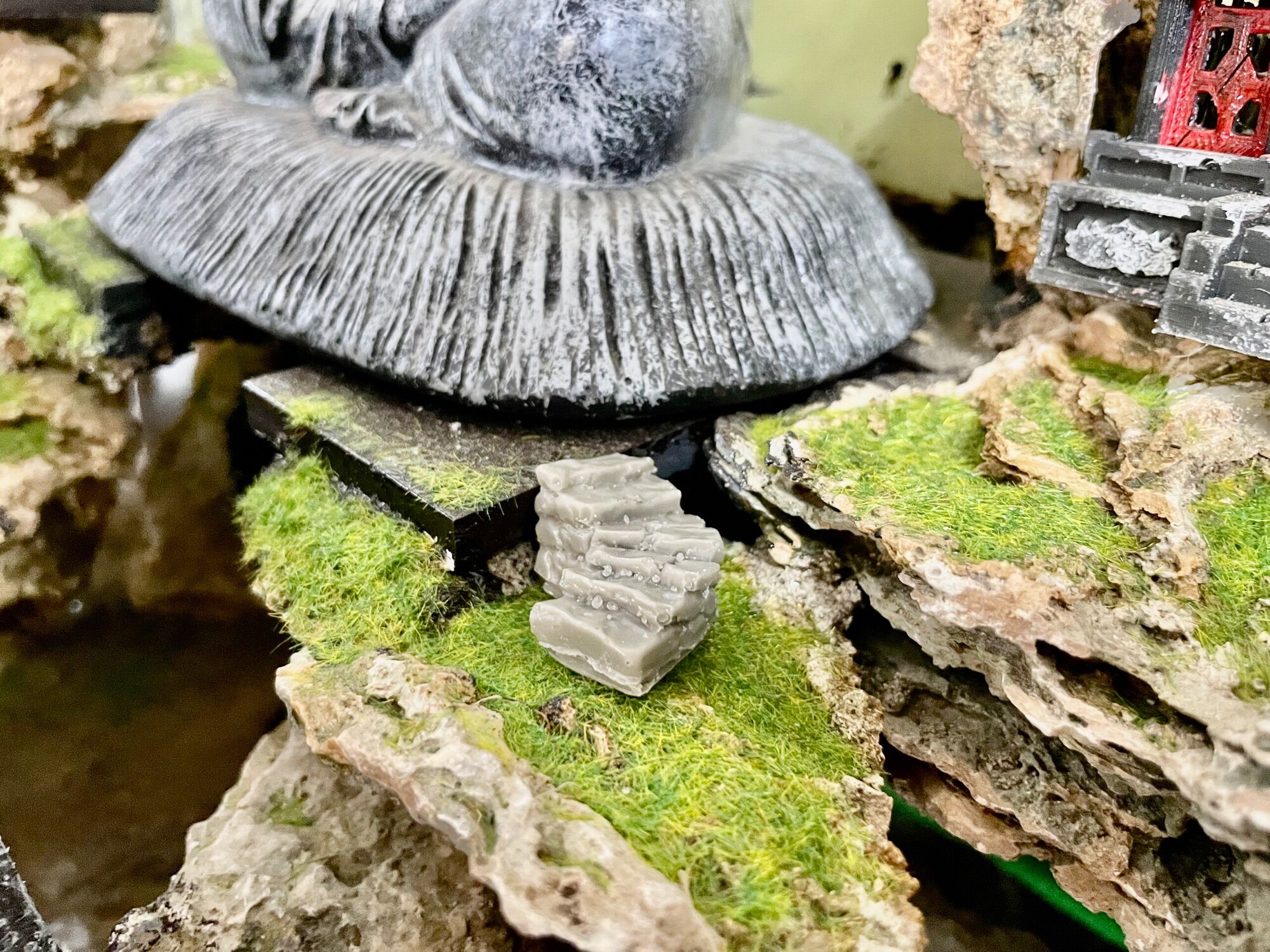 Bậc cong mini trang trí tiểu cảnh, terrarium, bonsai, non bộ