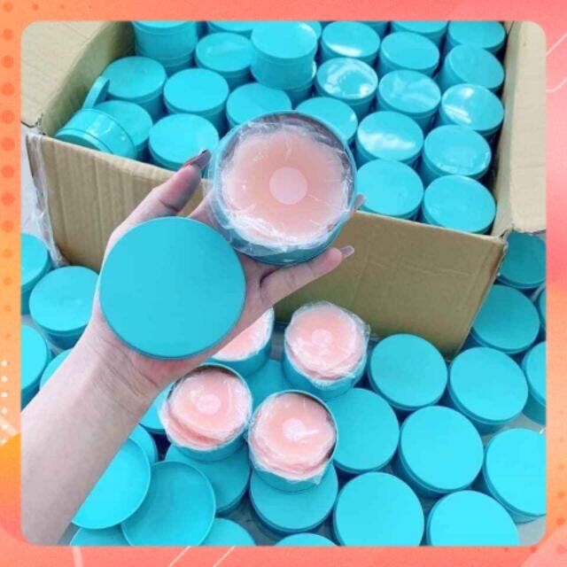 Hộp 10 miếng dán ngực silicon hình hoa cao cấp - miếng dán nhũ hoa - miếng dán ti - phụ kiện đồ ngủ đồ lót - áo ngực dán - hin fashion p04