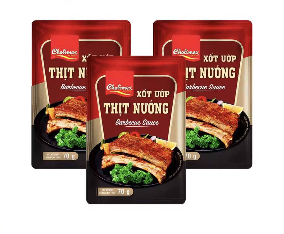 Gói xốt ướp thịt nướng Cholimex - gói 70g
