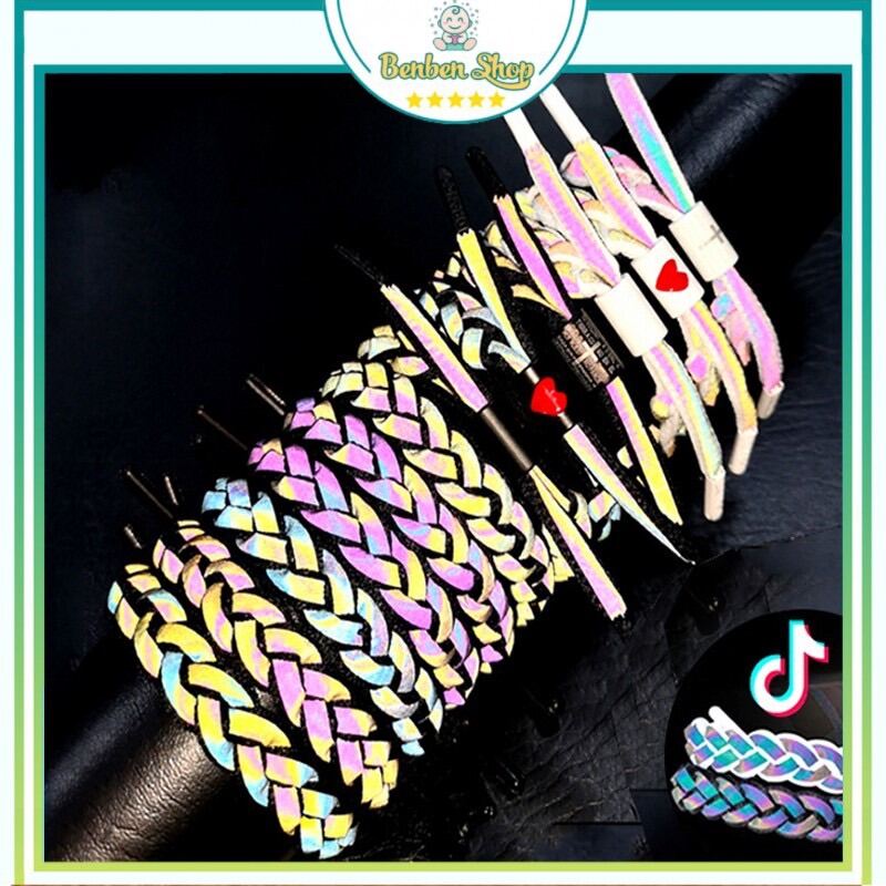 COMBO 4 Vòng tay phản quang cao cấp chất liệu có độ bền cao thiết kế thời trang năng động phù hợp cho cả nam và nữ