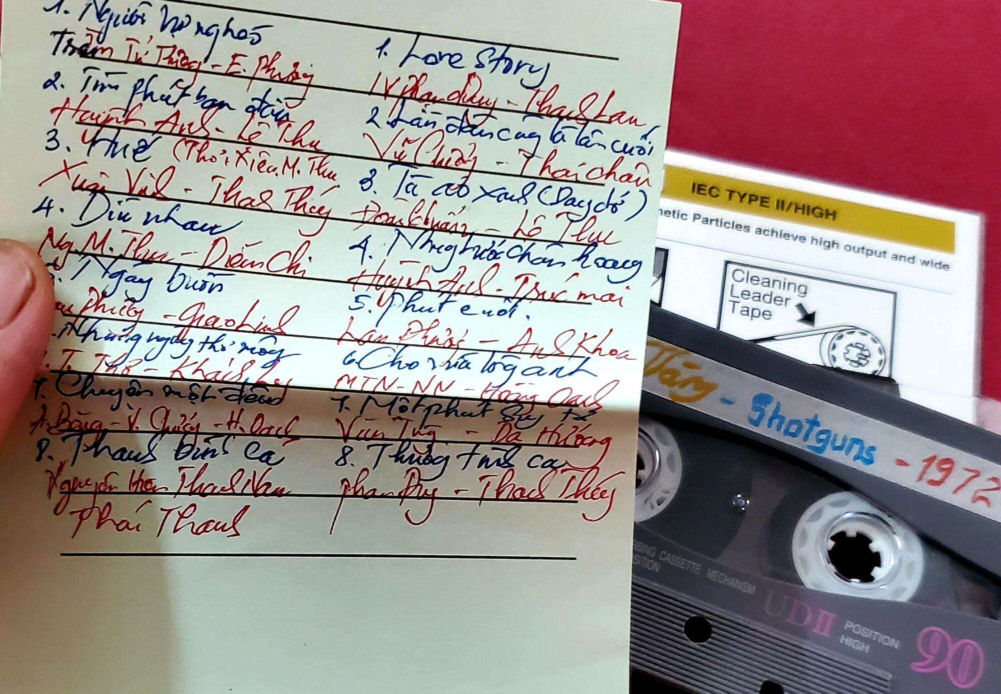 Băng cassette - Băng vàng Shotguns 1972