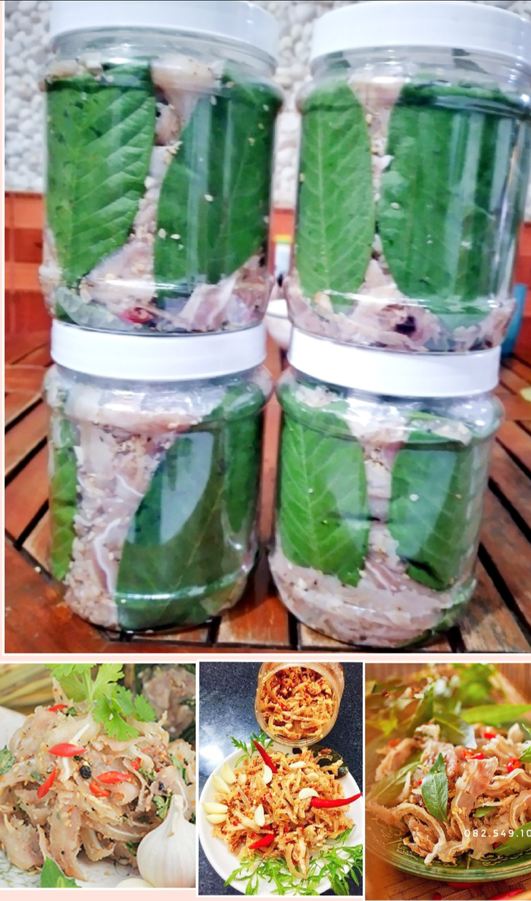 2 hủ tré đặc sản bình định