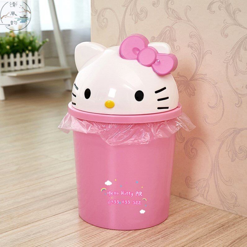 [Freeship MAX] Thùng rác 3D Hello Kitty PR