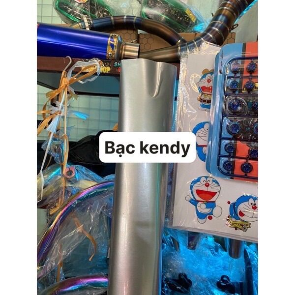 Decan kendy bạc 3 lớp siêu bóng trang trí ô tô xe máy