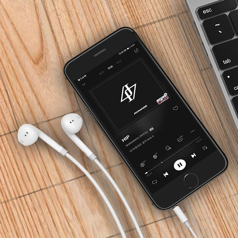 Tai Nghe Kiểu Nhét Tai Thích Hợp Dùng Cho iPhone 6Svivo Huawei Oppo Điện Thoại Android Điều Khiển Bằng Dây Loa Siêu Trầm Kiểu Nhét Tai