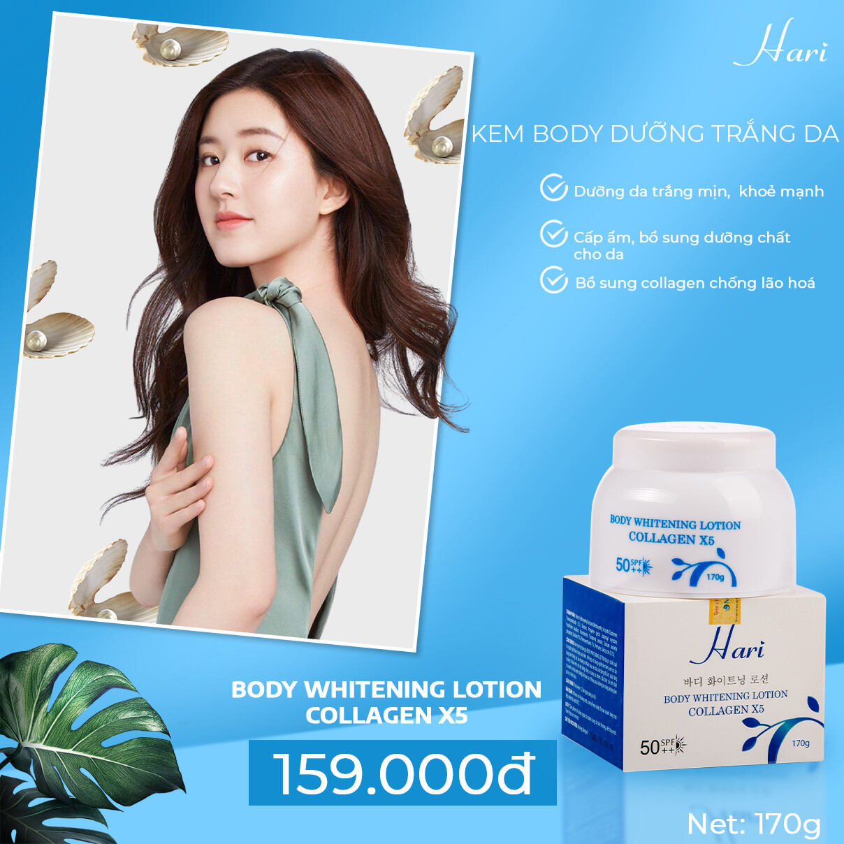 KEM BODY DƯỠNG DA HARI