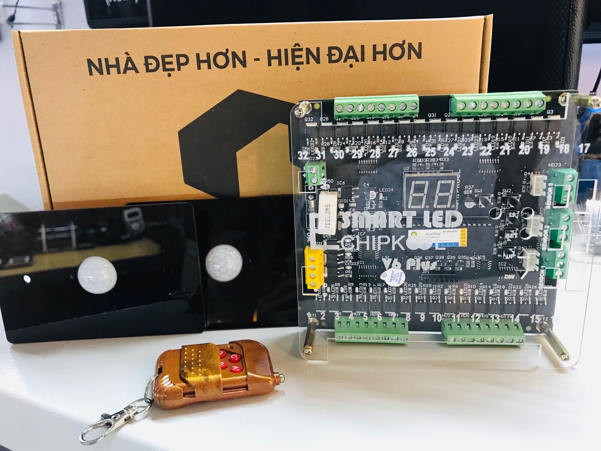 Mạch đèn led cầu thang thông minh V6 Plus 2022 Full