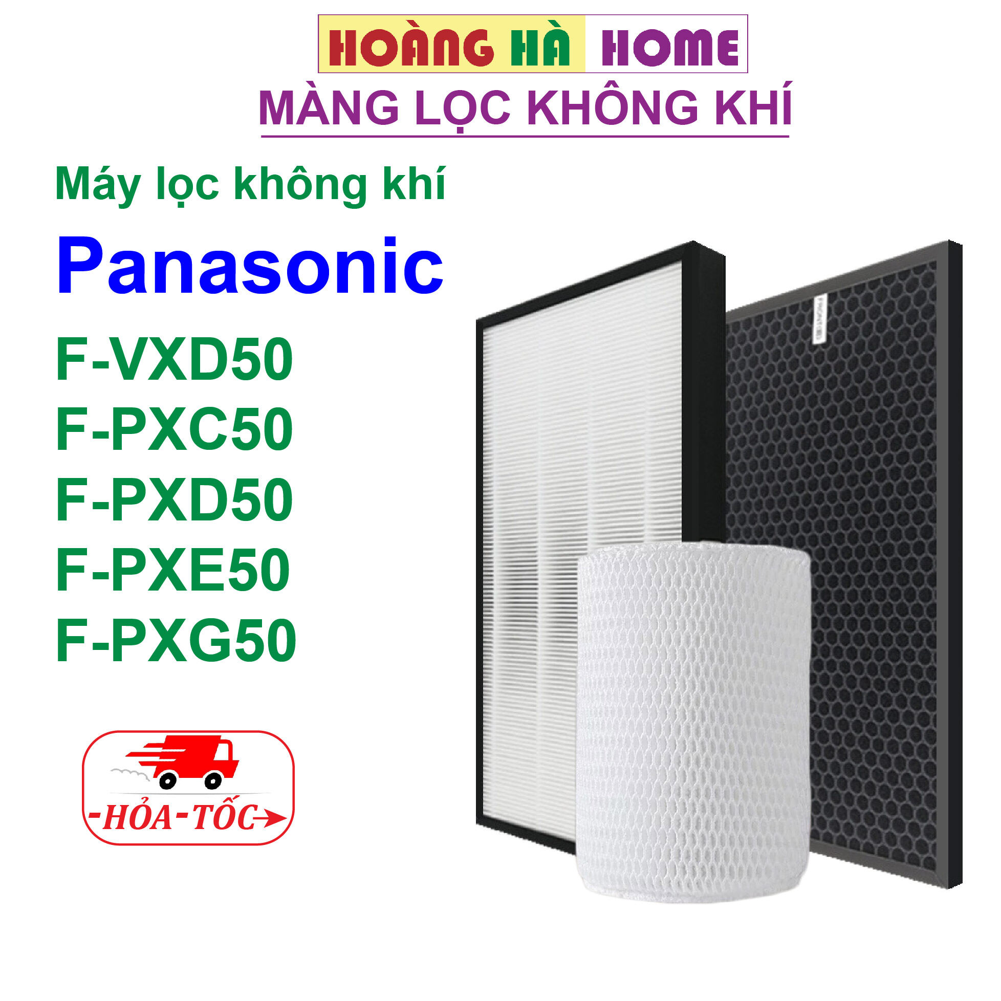 Màng lọc không khí panasonic f-vxd50 f-pxc50 f-pxd50 f-pxe50, màng lọc hepa, màng lọc than hoạt tính, màng bù ẩm