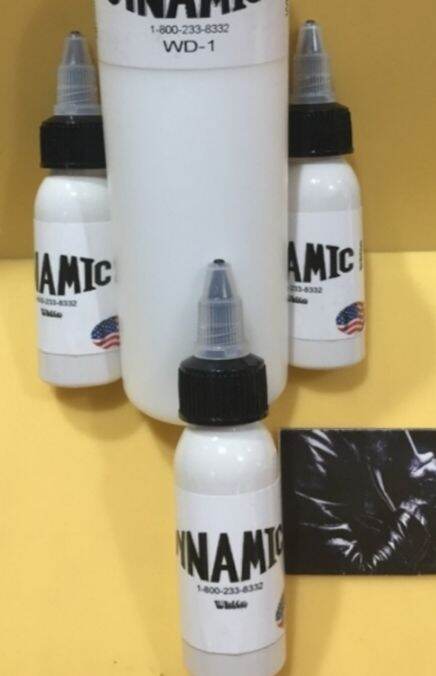 Mực xăm Dynamic mầu trắng 30ml