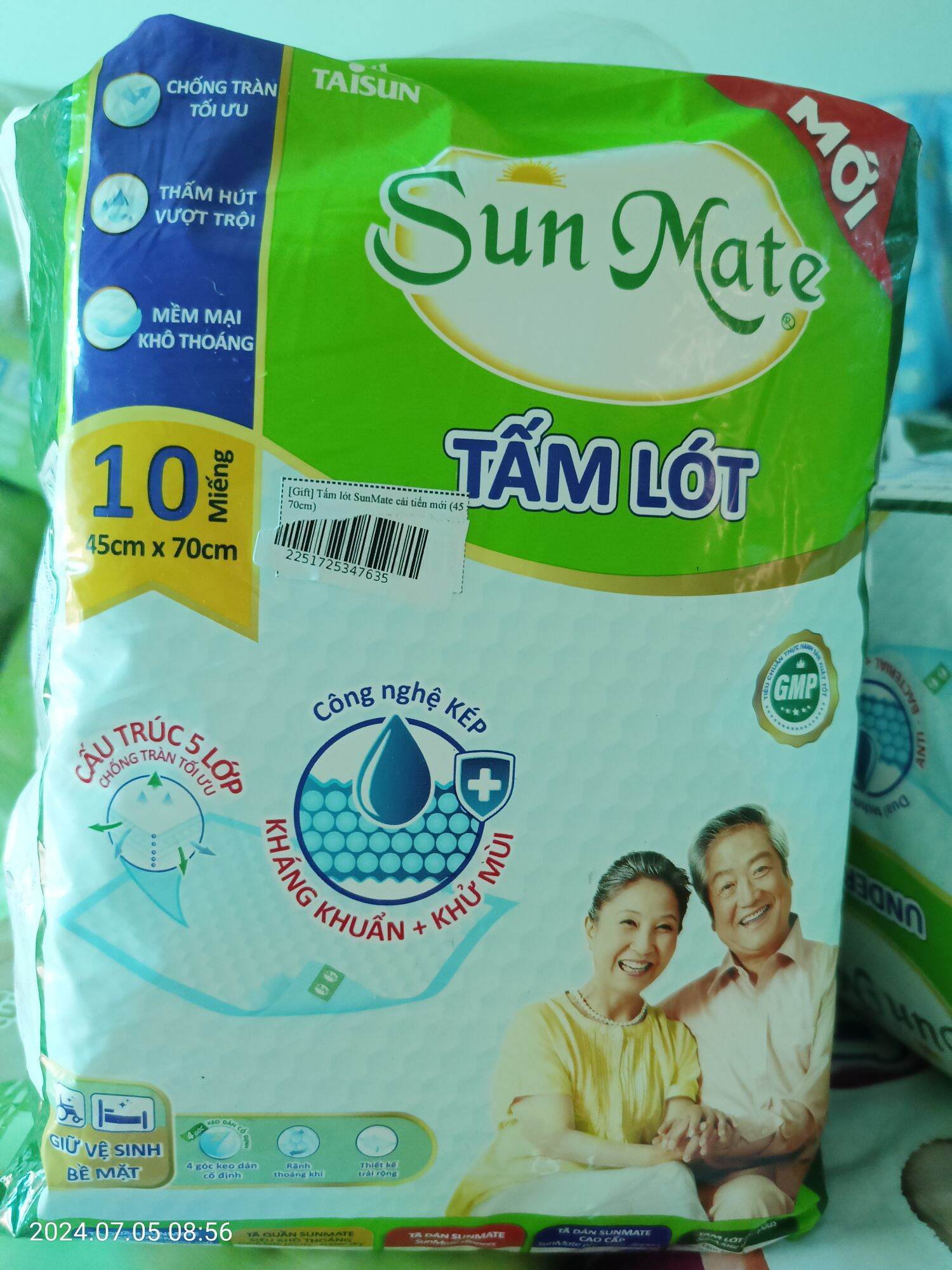 Tấm lót sunmate 10 miếng