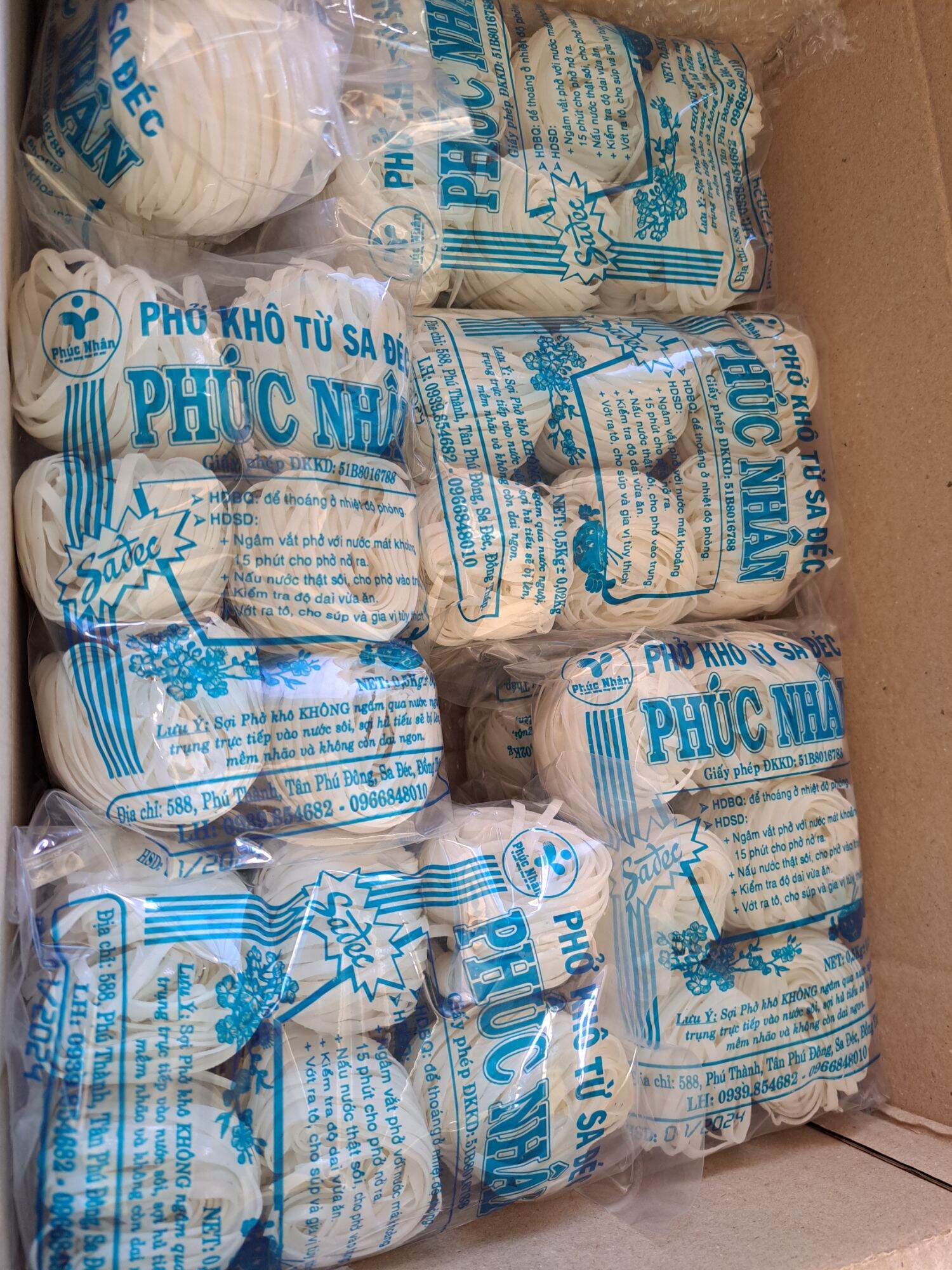 6 vắt Phở Sa Đéc / Khô/ 480gram/ Đặc Sản