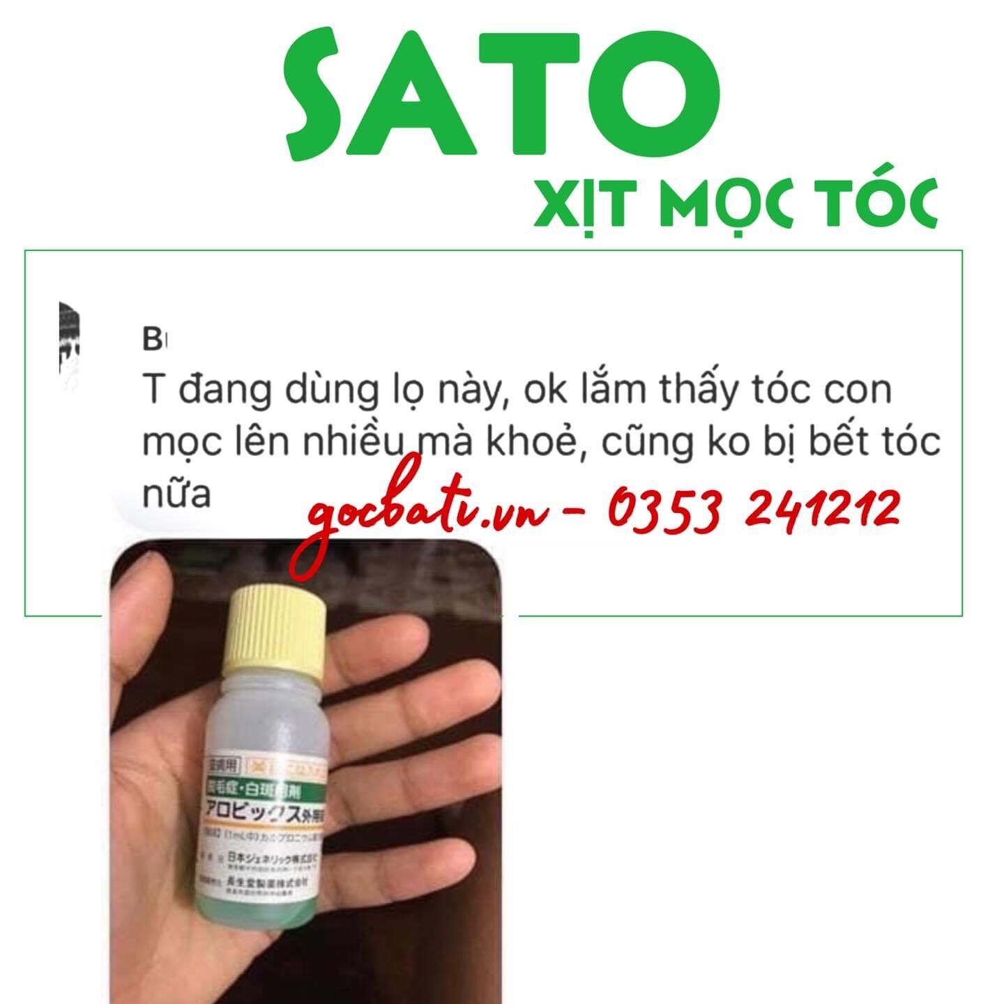 TINH CHẤT KÍCH MỌC TÓC SATO