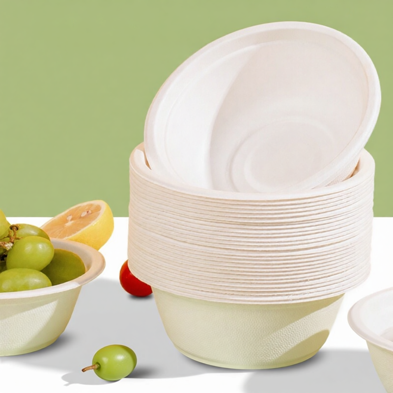 Bát Giấy Dày Chống Thấm Thực Phẩm 350ml 50 Cái