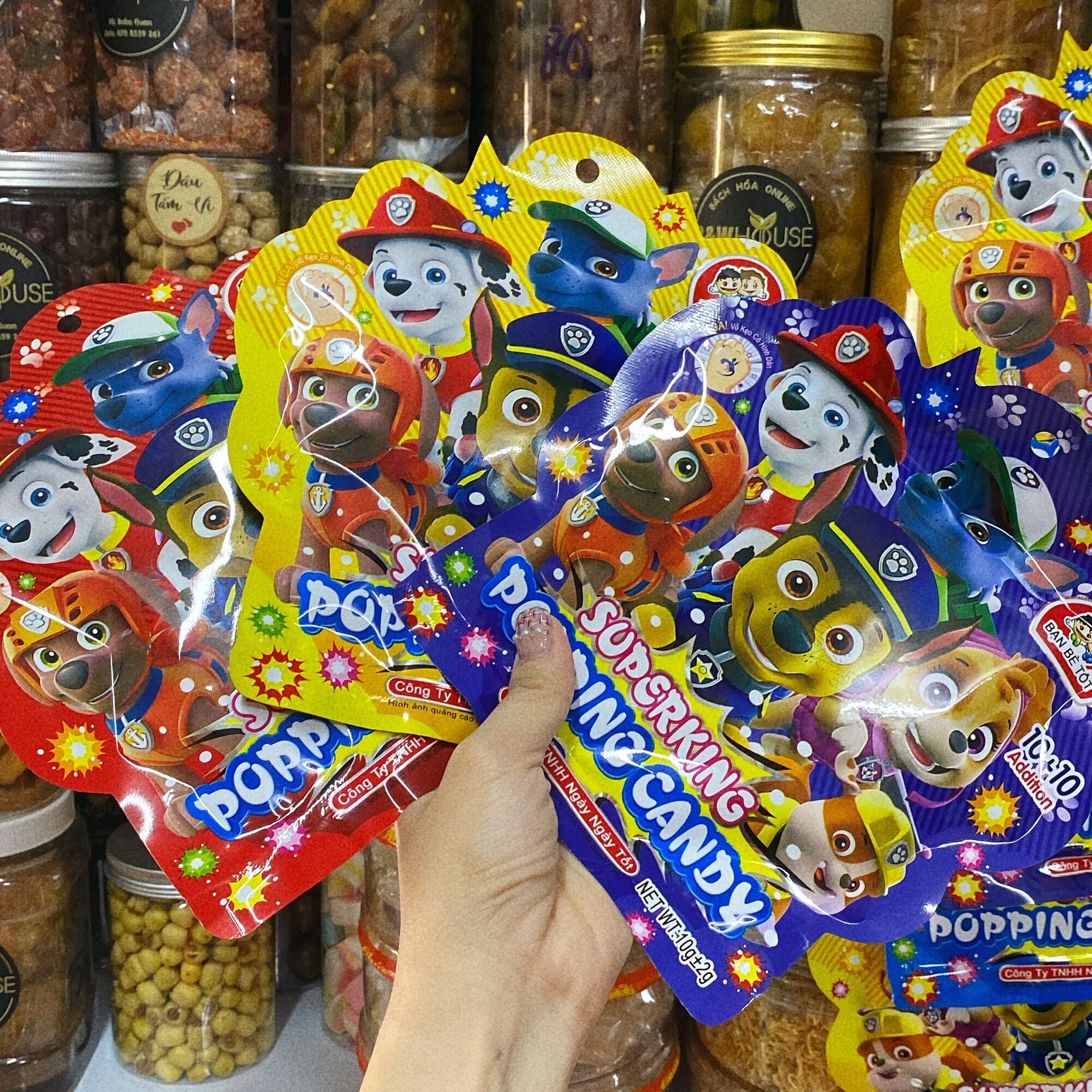 Combo 5 gói kẹo nổ super popping candy 10g