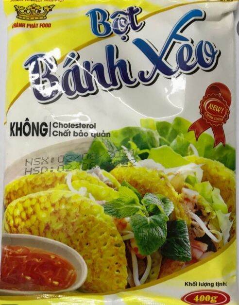 combo 3 gói bột làm bánh xèo  400gr,80.000đ