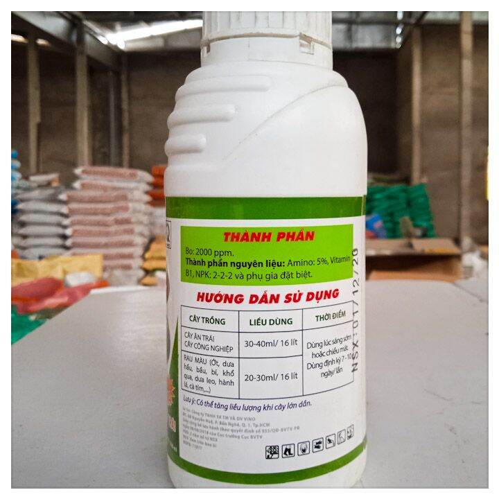 Phân bón siêu lớn trái bự trái to trái phì trái (500ml)