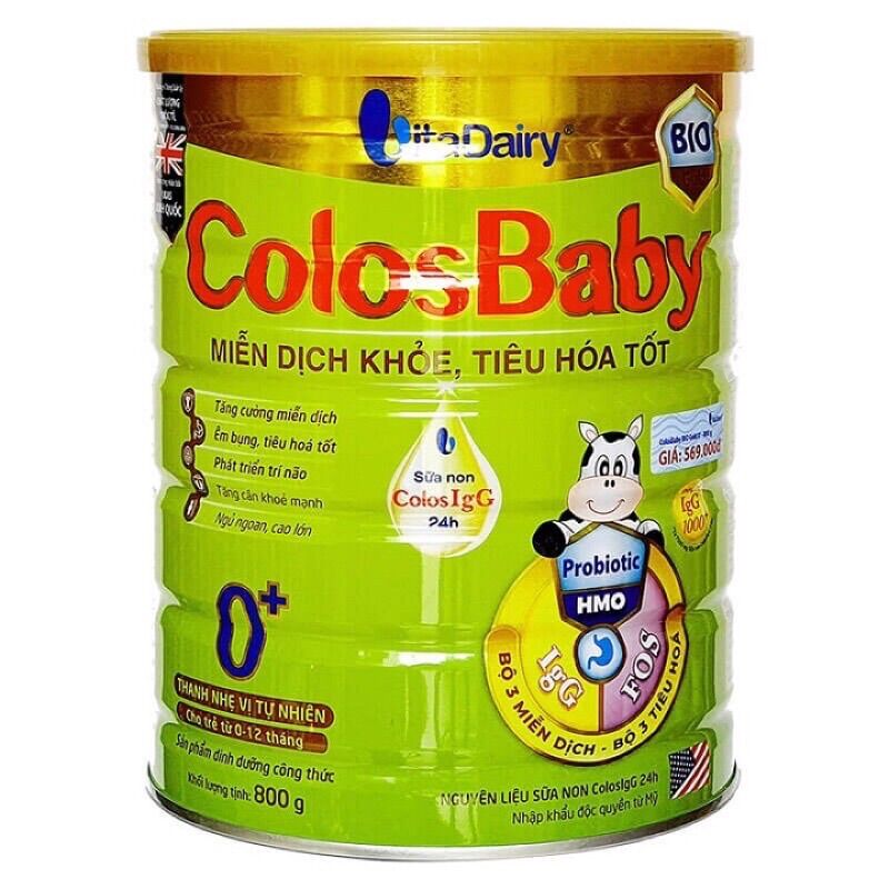 Sữa bột colosbaby BIO số 0,1,2 800g