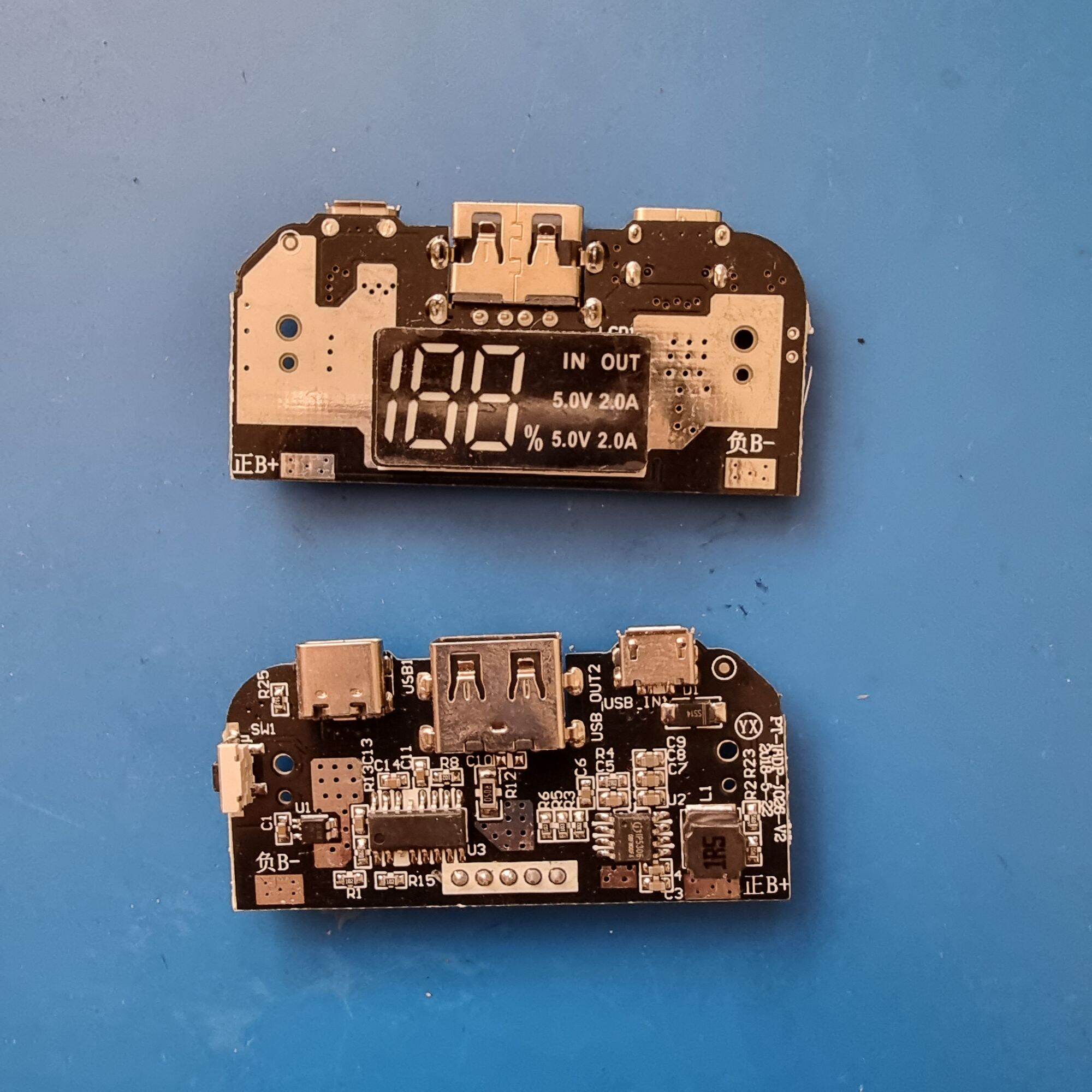 mạch sạc pin dự phòng 5v/2A có màn hình