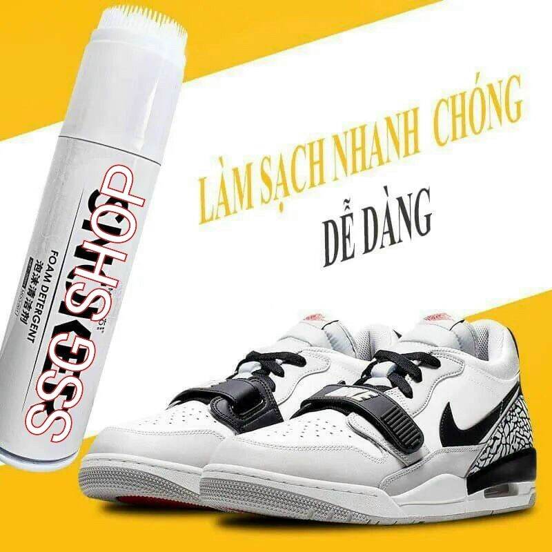 Chai Xịt Bọt Tuyết Vệ Sinh Giày Dép Tẩy Trắng Cao Cấp, tẩy trắng mọi vết bẩn