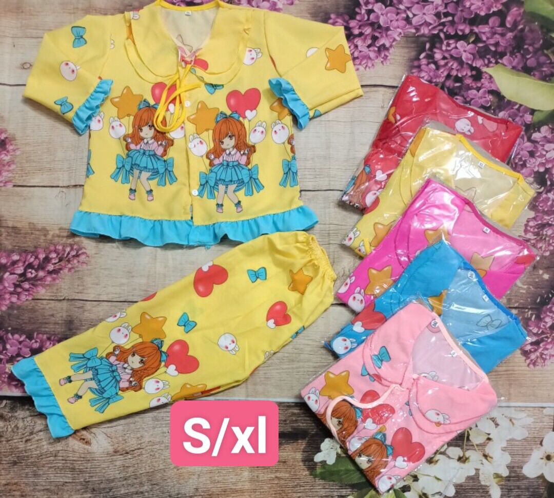 (HCM) BỘ PIJAMA TIỂU THƯ BÉ GÁI ( 20-38kg) (NGẪU NHIÊN)