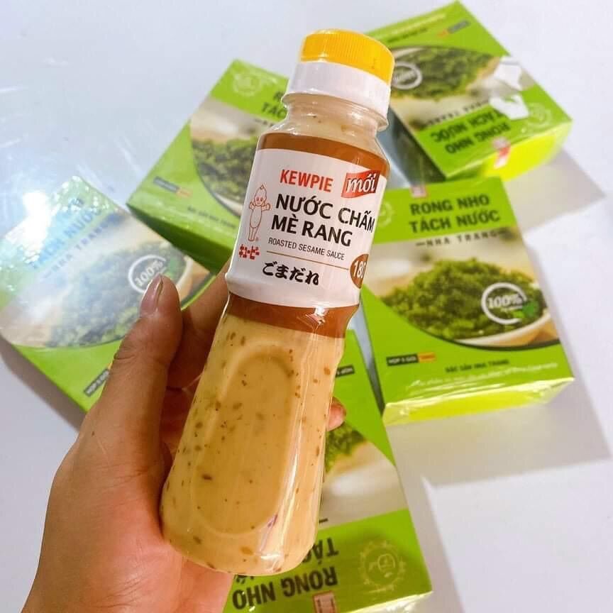 Nước chấm mè rang Kewpie 180ml Nước sốt mè rang chấm cho các món nướng lẩu
