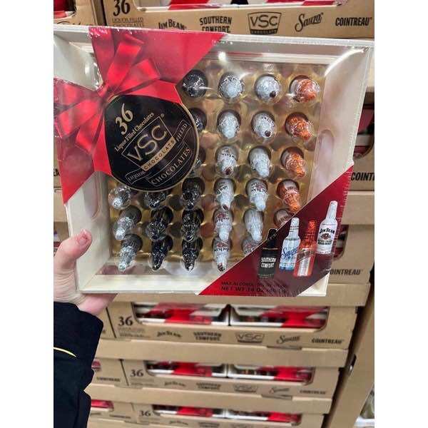 Kẹo chocolate nhân rượu VSC Chocolate _ Live mua hàng tại Mỹ
