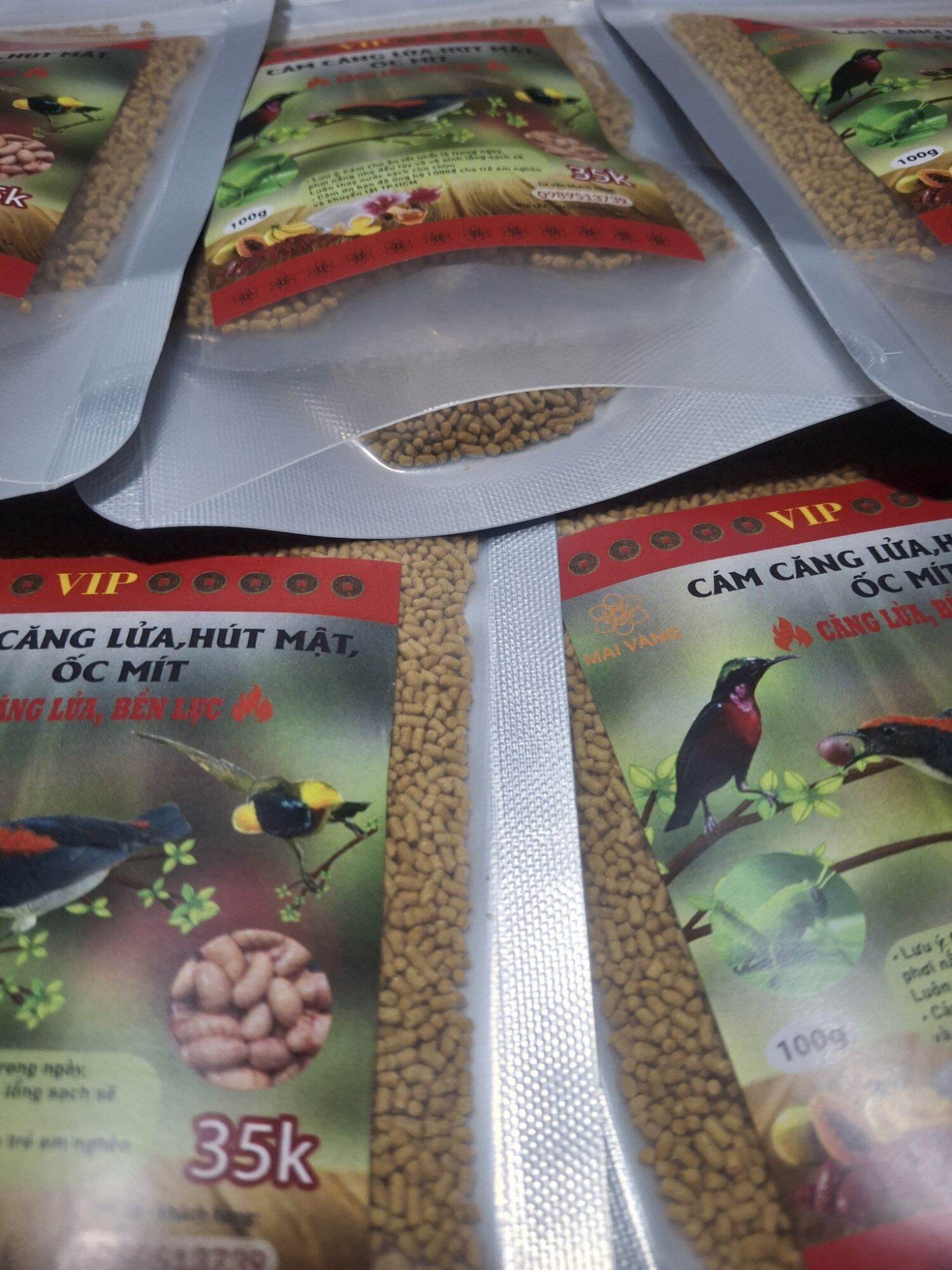 combo 5goi cám căng lửa hút mật và óc mít