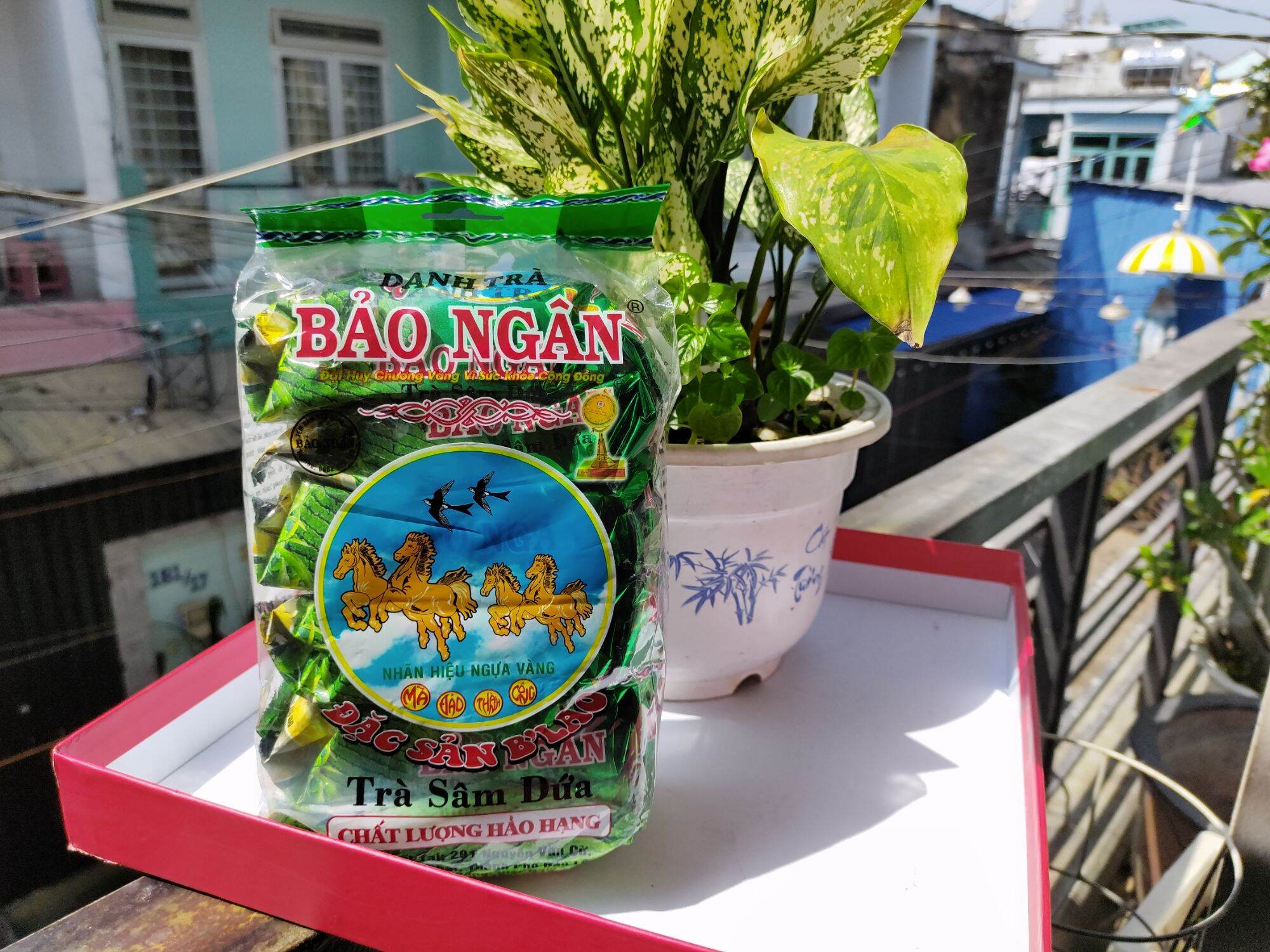 COMBO 5 GÓI TRÀ SÂM DỨA BẢO NGÂN ( 6gói x 70gram) 420gram