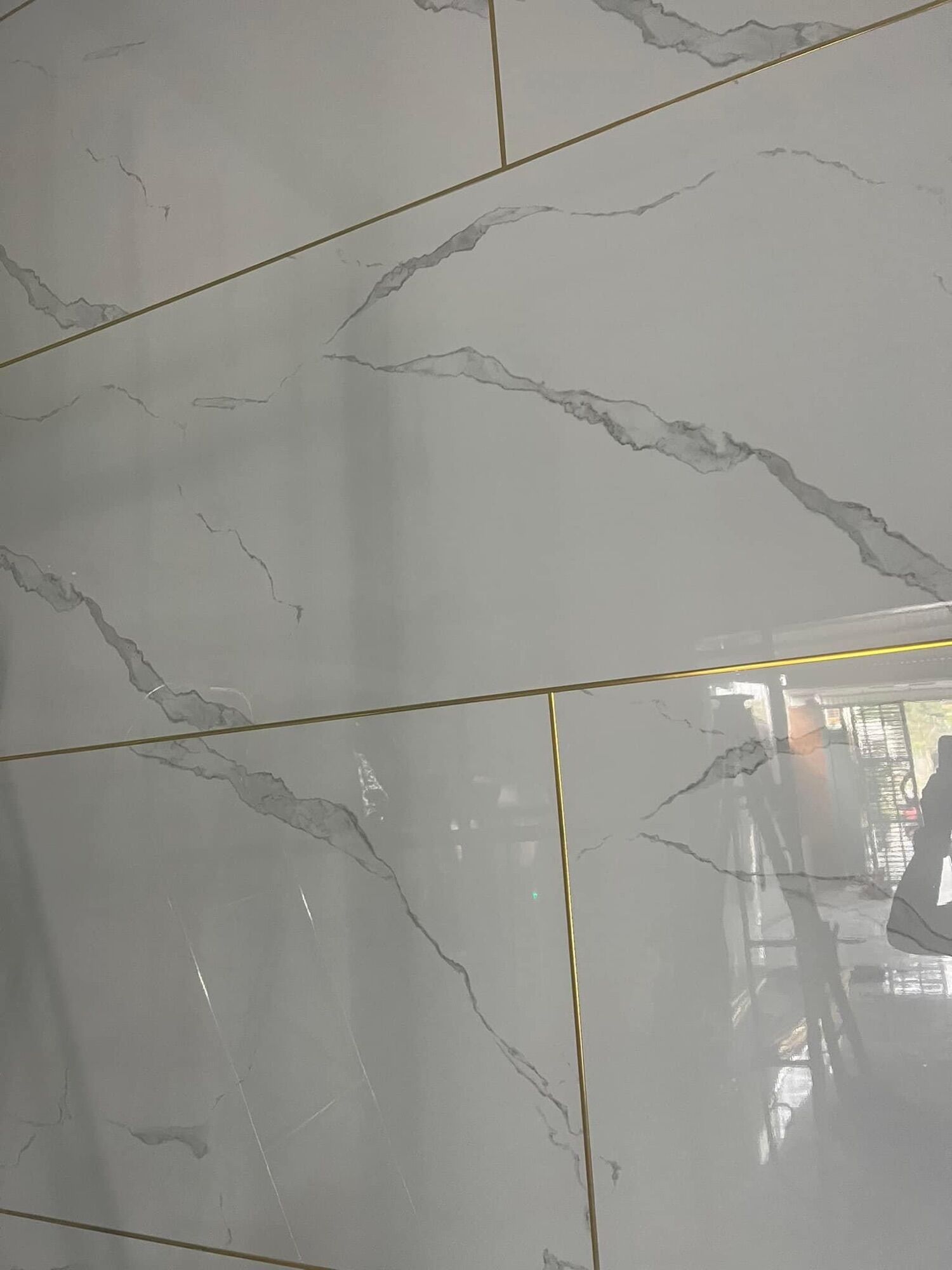 Tấm ốp tường PVC xám xi măng