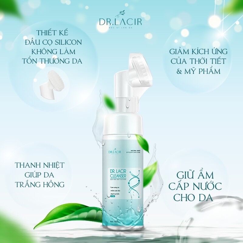 Sữa rửa mặt dịu nhẹ Dr.Lacir