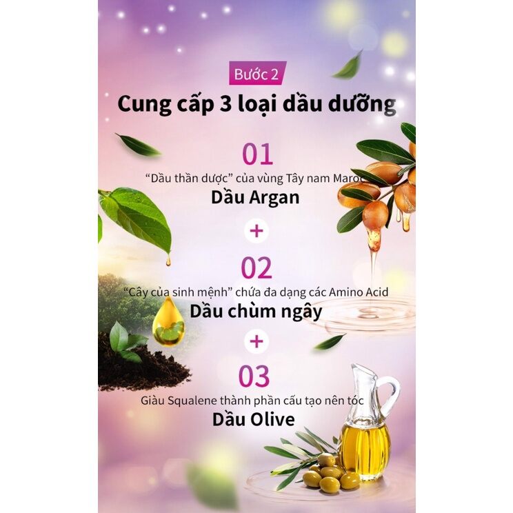 Dầu gội Elastine silk repair Perfect shinning 550ml