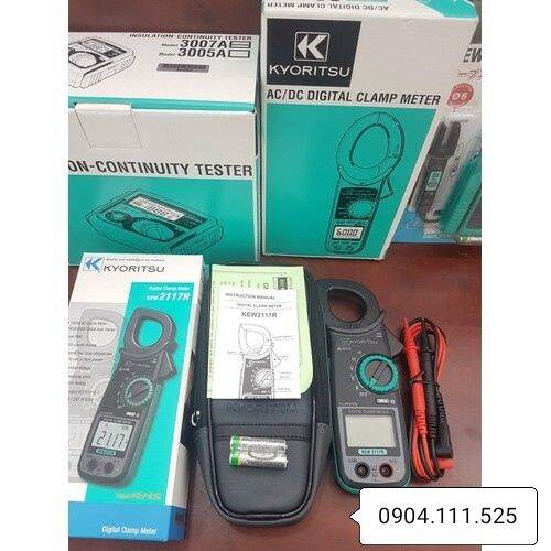 [HCM]Ampe kìm AC Kyoritsu 2117R (60.00/600.0/1000A)