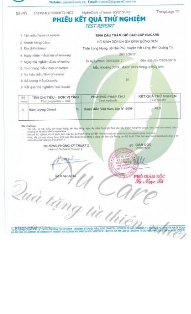 Tinh Dầu Tràm Gió Cao Cấp Nucare 10ml