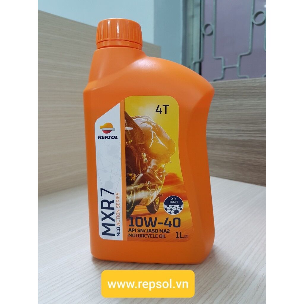 Nhớt repsol moto mxr 7 4t 10w40 dành cho xe số