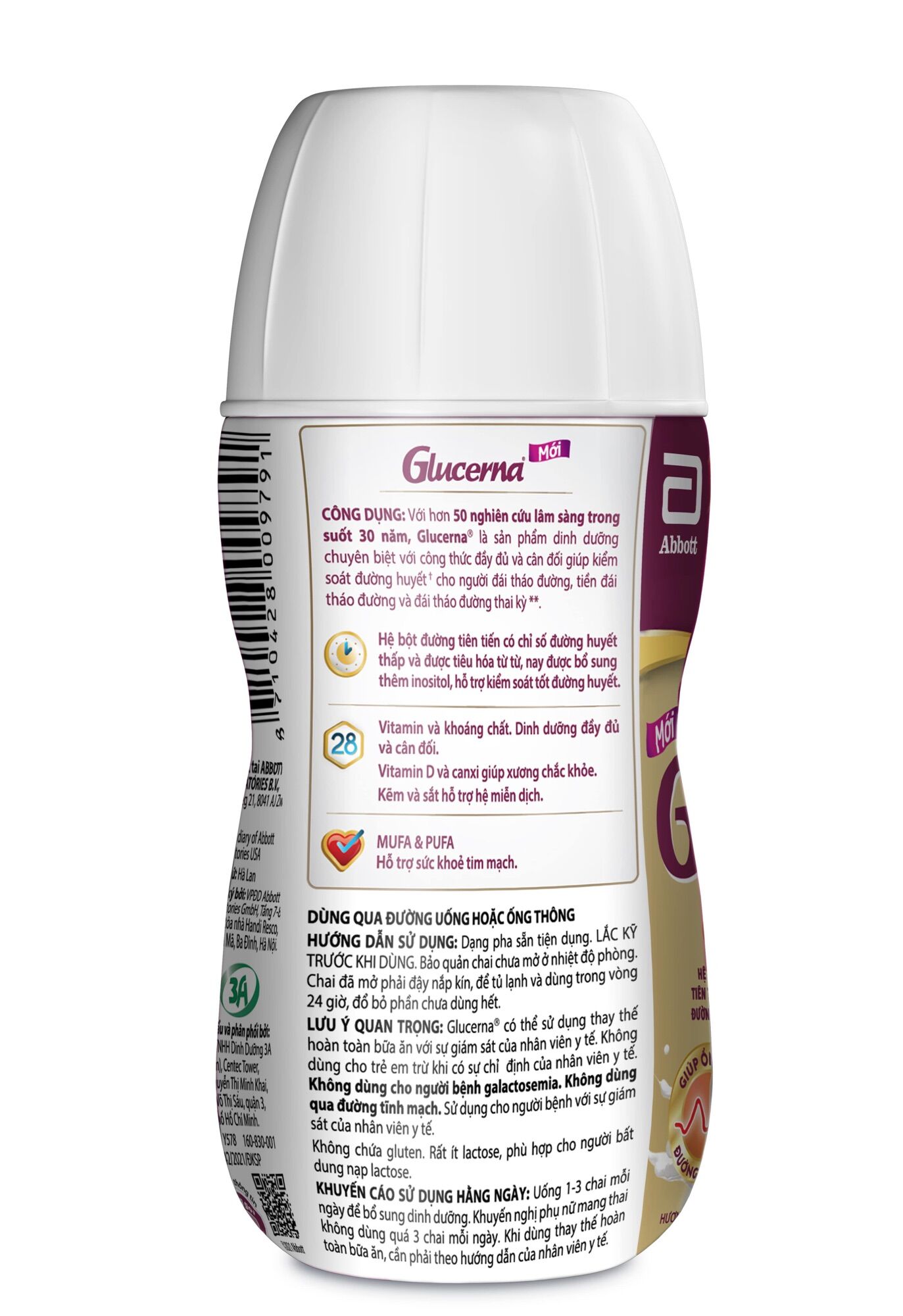 Thùng 30 chai Sữa nước Glucerna cho người tiểu đường