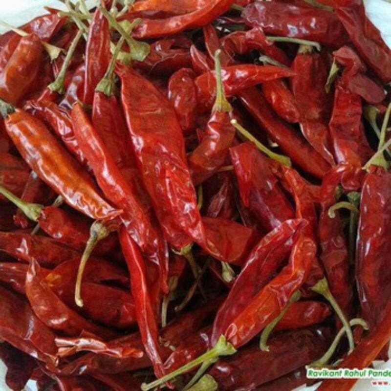 1Kg Ớt Quả khô Đã Bẻ Cuống.