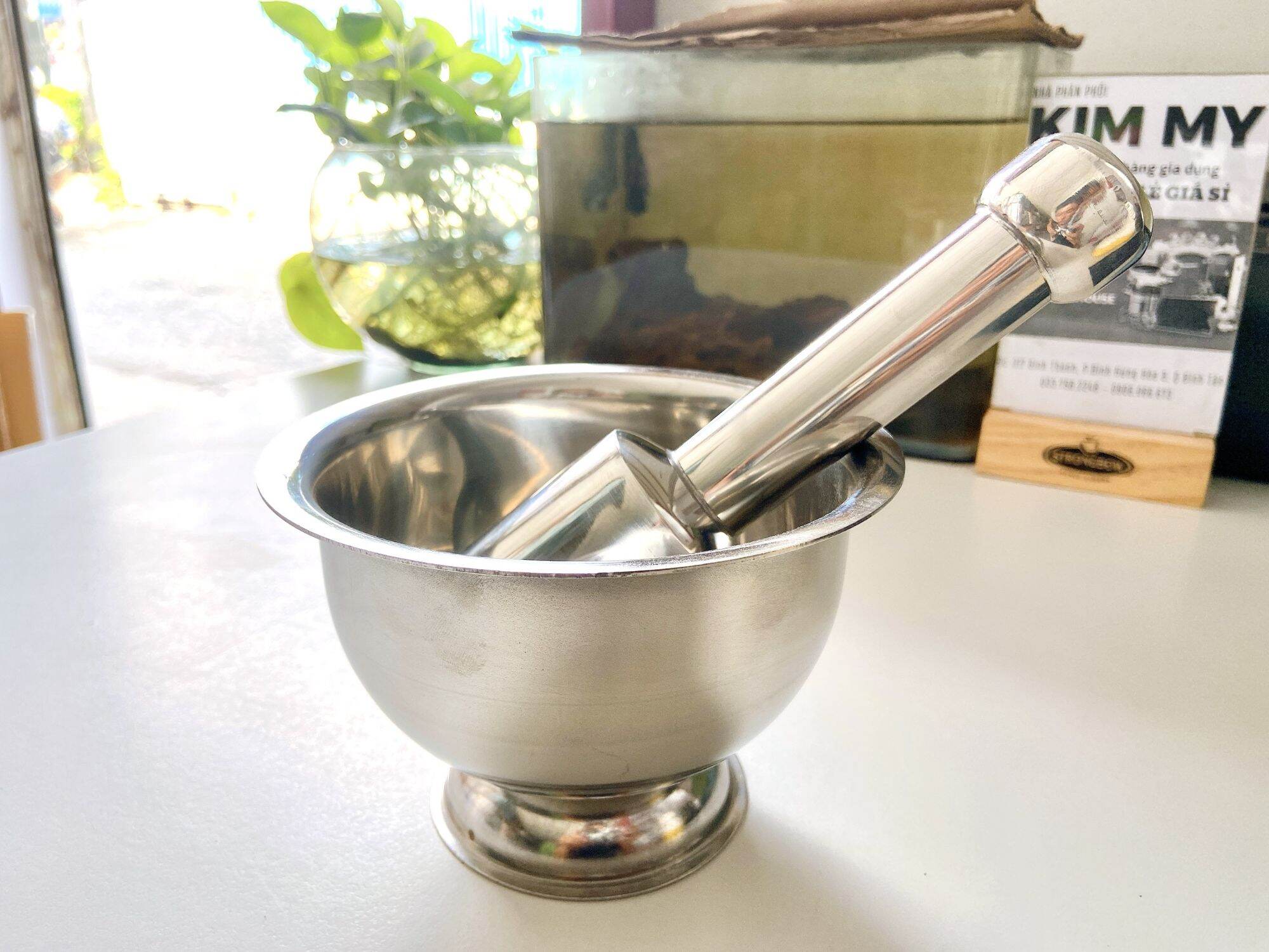 cối chày inox cao cấp