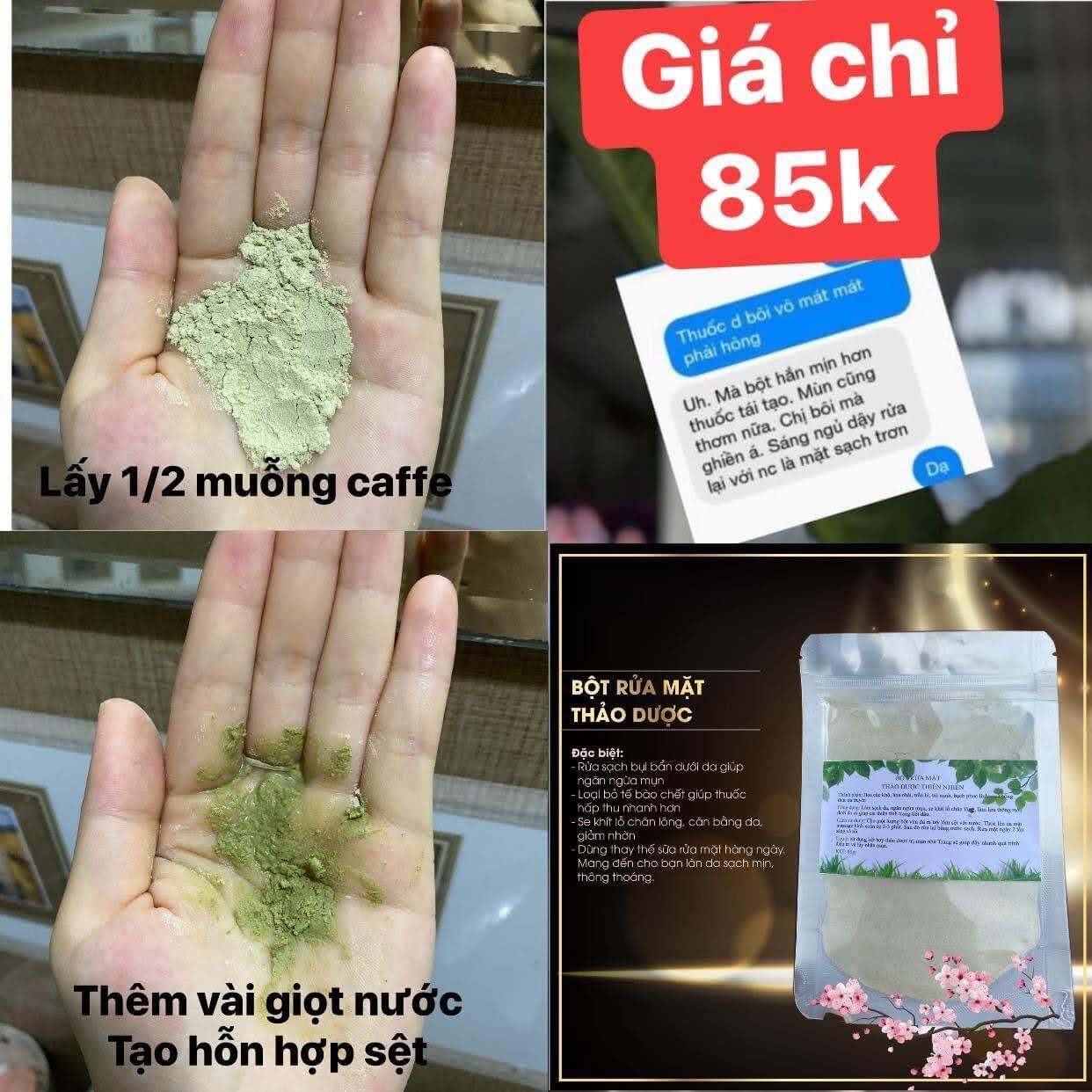 Bột rửa mặt thảo dược