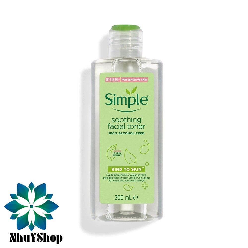 Toner nước hoa hồng Simple 200ml